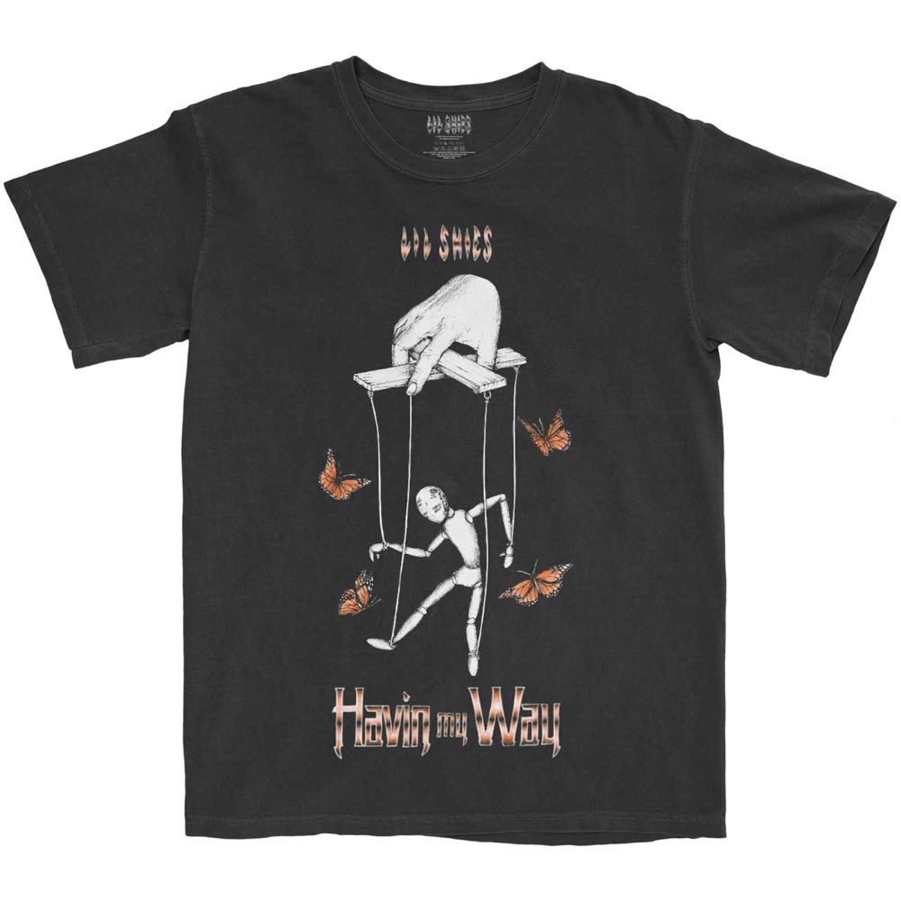Lil Skies - Butterfly Puppet Tshirt Homme - Noir